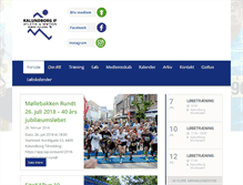 Tablet Screenshot of kalundborg-if.dk